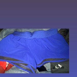 Varsity Royal Blue Women's Athletic Shorts